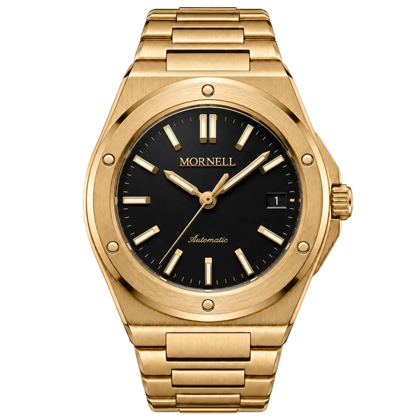 CARENTIS Gold Steel Black
