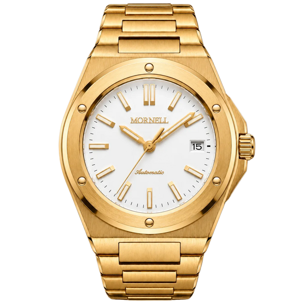 CARENTIS Gold Steel White