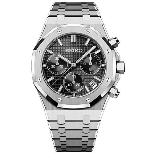 MORNELL OAKHART CHRONOGRAPH - BLACK