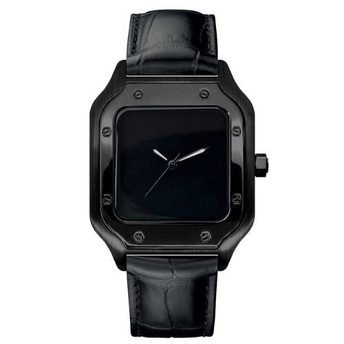 MORVANTOS MOD - BLACKED OUT (LEATHER STRAP)