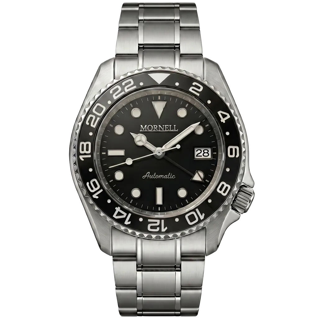 MORNELL PRESTIGE Silver Steel Black