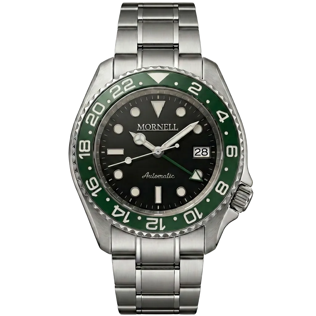 MORNELL PRESTIGE Silver Steel Green