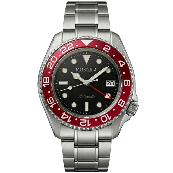 MORNELL PRESTIGE Silver Steel Red