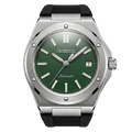 MORNELL CARENTIS Silver Steel Green Rubber