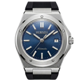 MORNELL CARENTIS Silver Steel Blue Rubber