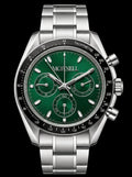 MORNELL CHRONO Silver Steel Irish Green