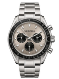 MORNELL CHRONO Silver Steel Champagne