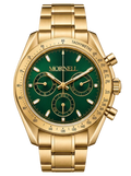 MORNELL CHRONO Gold Steel Green