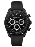 MORNELL CHRONO Silver Steel All Black