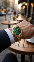 MORNELL CHRONO Gold Steel Green