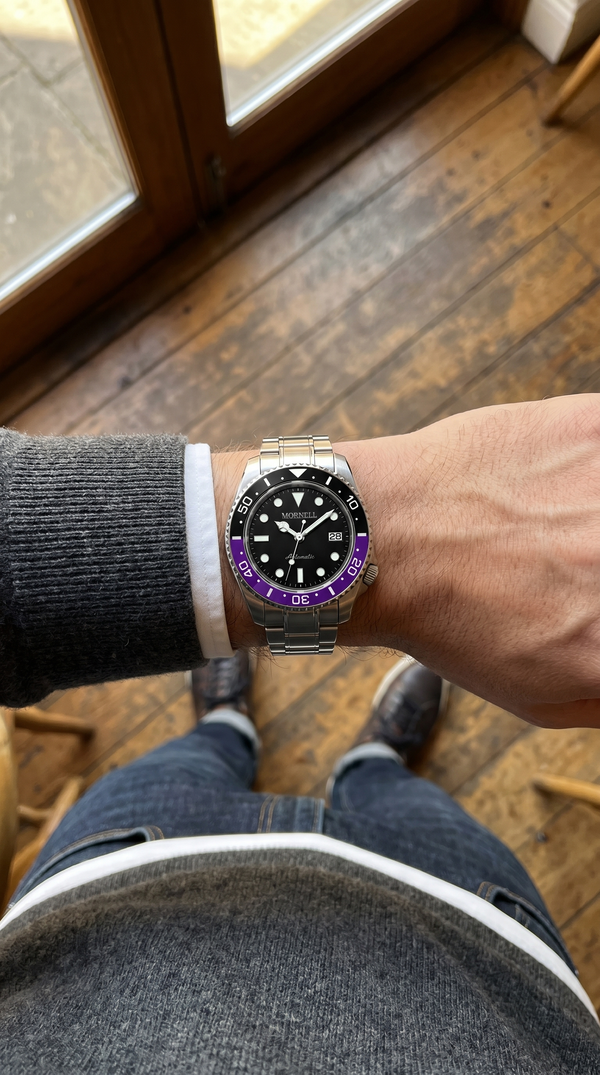 PELAGUS  Silver Steel Purple