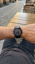 MORNELL CARENTIS Silver Steel Black