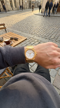 MORNELL CARENTIS Gold Steel White