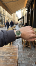 MORNELL CARENTIS Silver Steel Green Rubber