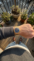 MORNELL CARENTIS Gold Steel Blue