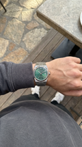 MORNELL CLASSIC Silver Steel Arabic Green