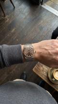 MORNELL CLASSIC Two Tone Steel Brown Diamond