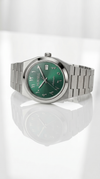 CLASSIC Silver Steel Arabic Green