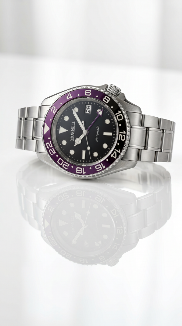 MORNELL PRESTIGE Silver Steel Purple
