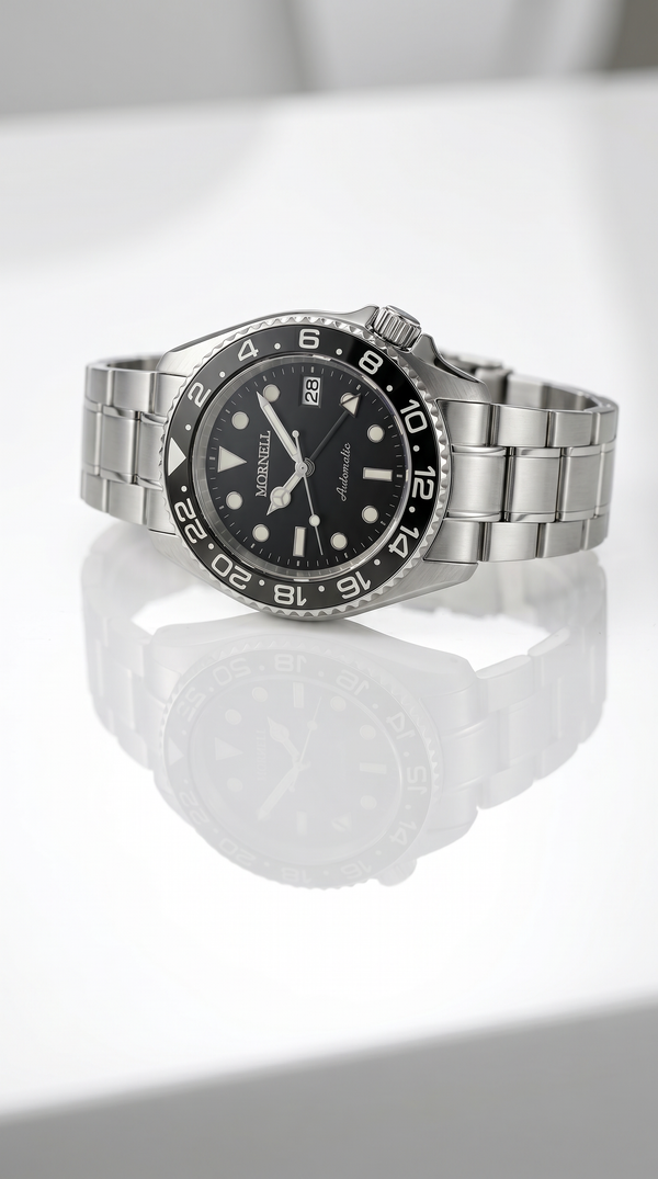 MORNELL PRESTIGE Silver Steel Black