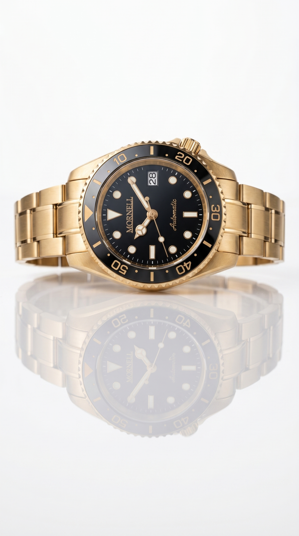 MORNELL PELAGUS Gold Steel Black