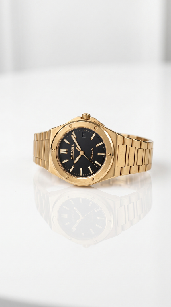 MORNELL CARENTIS Gold Steel Black