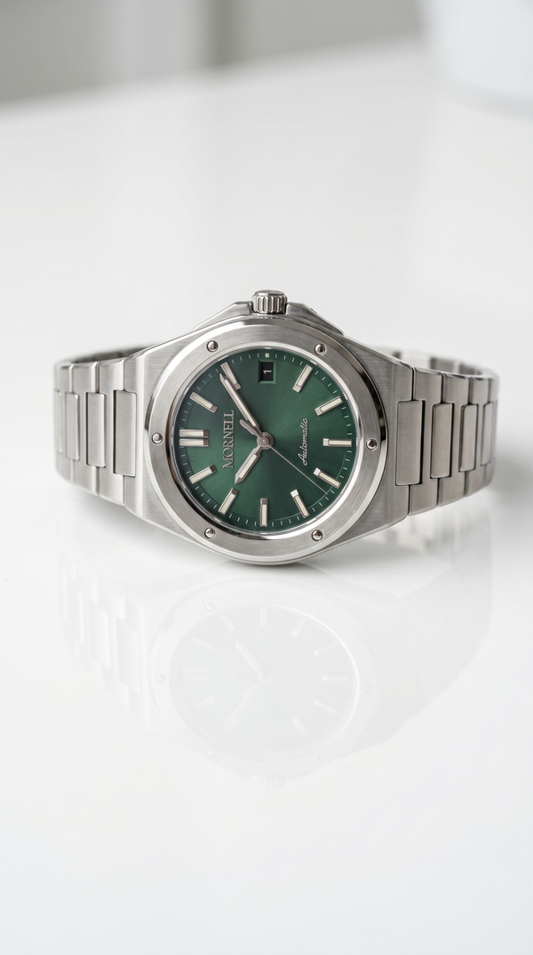 MORNELL CARENTIS Silver Steel Green
