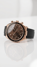 MORNELL CHRONO Rose Steel Chocolate Rubber