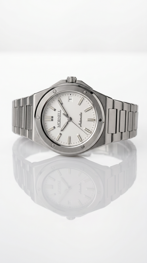 MORNELL CARENTIS Silver Steel White