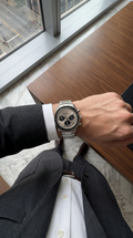 MORNELL CHRONO Silver Steel Champagne