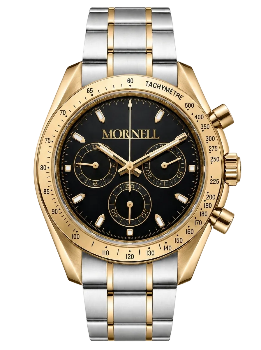 MORNELL CHRONO Two Tone Steel Black