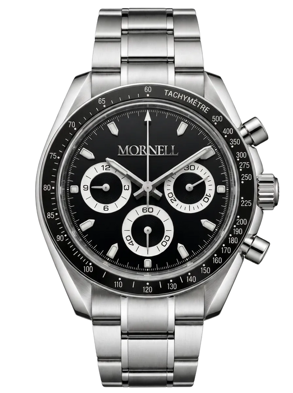 MORNELL CHRONO Silver Steel Black