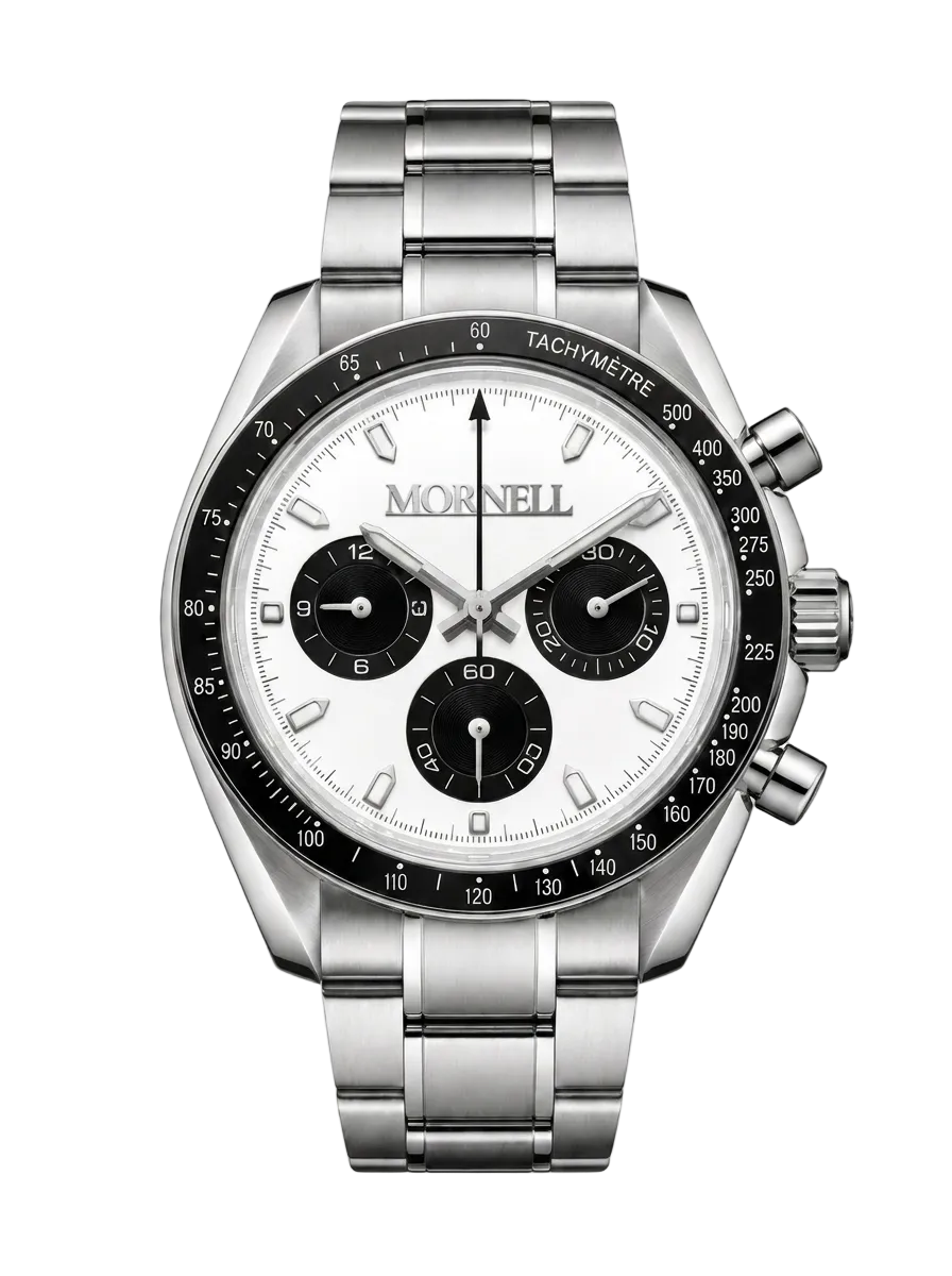 MORNELL CHRONO Silver Steel White