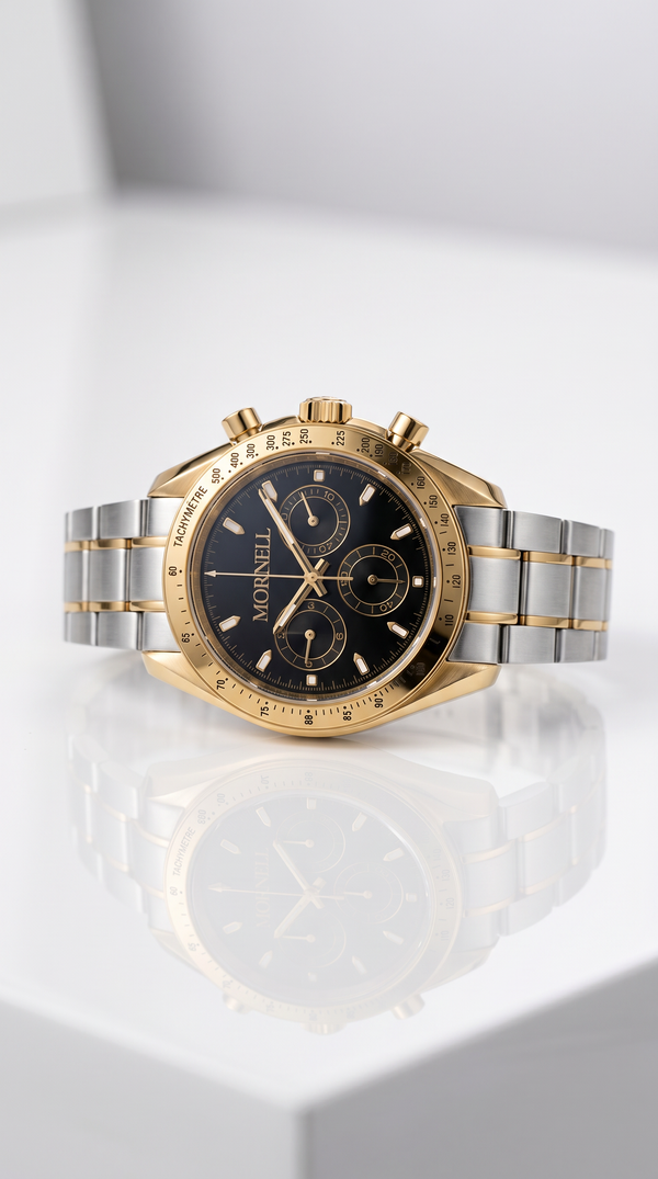 MORNELL CHRONO Two Tone Steel Black