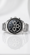 CHRONO Silver Steel Black