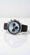CHRONO Silver Steel Arabic Ice