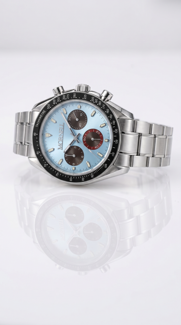 MORNELL CHRONO Silver Steel Ice