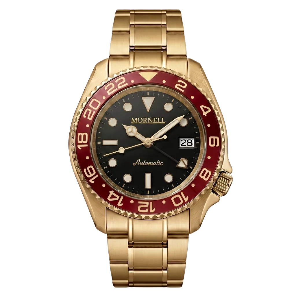 MORNELL PRESTIGE Gold Steel Red