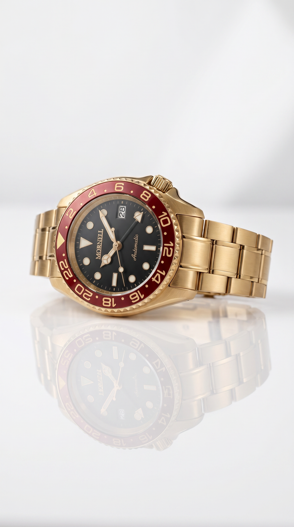 MORNELL PRESTIGE Gold Steel Red